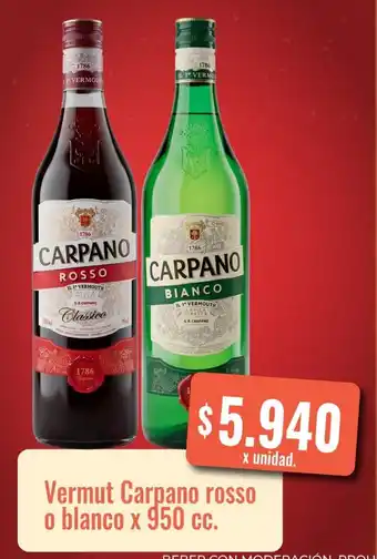 Vermut Carpano rosso