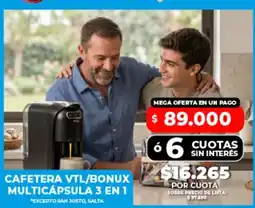 Supermayorista Vital Cafetera Multicápsula 3 en 1 oferta