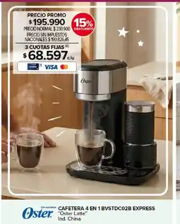 Carrefour Cafetera Oster 4 en 1 oferta