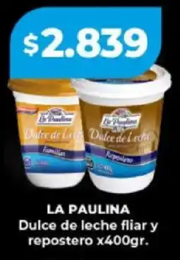 Supermayorista Vital La paulina dulce de leche fliar y repostero oferta