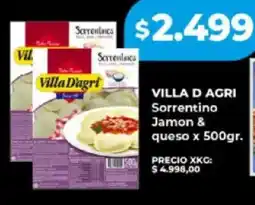 Supermayorista Vital Villa d agri sorrentino jamon & queso oferta