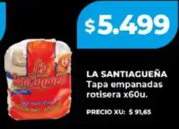 Supermayorista Vital La santiagueña tapa empanadas rotisera oferta