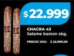 Supermayorista Vital Chacra 43 salame baston oferta