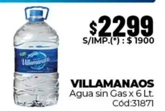 Villamanaos agua sin gas