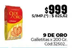 Diarco 9 de oro galletitas oferta