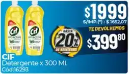 Diarco Cif detergente oferta