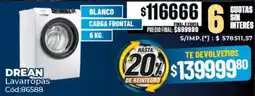 Diarco Drean lavarropas oferta