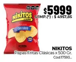 Diarco Nikitos papas fritas clásicas oferta