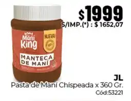 Diarco Jl pasta de maní chispeada oferta