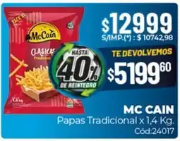 Diarco McCain papas tradicional oferta