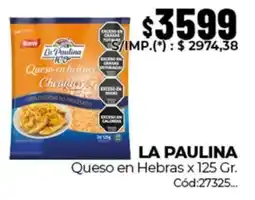 Diarco La paulina queso en hebras oferta