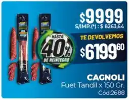 Diarco Cagnoli fuet tandil oferta