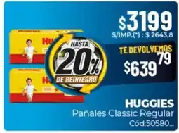 Diarco Huggies pañales classic regular oferta