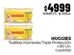 Diarco Huggies toallitas húmedas triple protección oferta