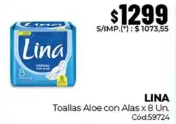 Diarco Lina toallas aloe con alas oferta