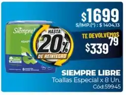 Diarco Siempre libre toallas especial oferta