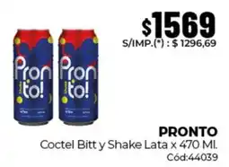 Diarco Pronto coctel bitty shake lata oferta