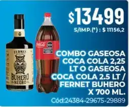 Diarco Combo gaseosa coca cola oferta