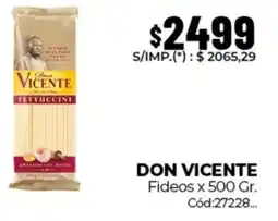 Diarco Don vicente fideos oferta