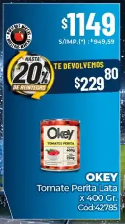 Diarco Okey tomate perita lata oferta