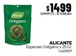 Diarco Alicante especias orégano oferta