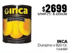 Diarco Inca durazno oferta