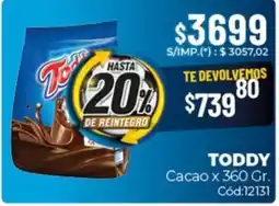 Diarco Toddy cacao oferta