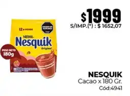 Diarco Nestlé nesquik cacao oferta