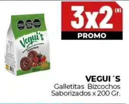 Diarco Vegui's galletitas bizcochos saborizados oferta