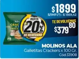 Diarco Molinos ala galletitas crackers oferta