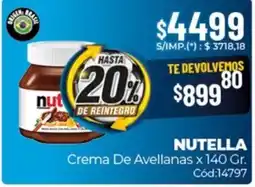 Diarco Nutella crema de avellanas oferta