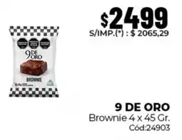 Diarco 9 de oro brownie oferta