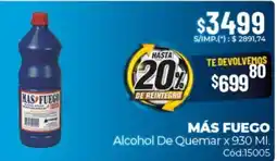Diarco Más fuego alcohol de quemar oferta