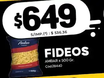 Fideos ambar