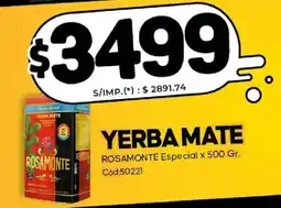 Diarco Yerba mate rosamonte especial oferta