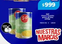 Supermayorista Vital S&P choclo amarillo grano a/f lata oferta