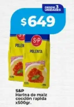 Supermayorista Vital S&P harina de maiz cocción rapida oferta