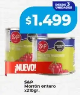 Supermayorista Vital S&P morrón entero oferta