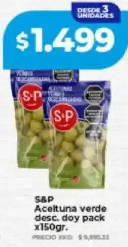 Supermayorista Vital S&P aceltuna verde desc. doy pack oferta