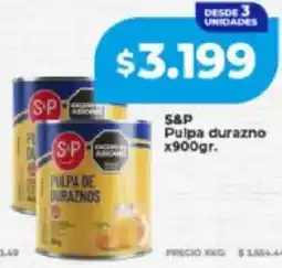 Supermayorista Vital S&P pulpa durazno oferta