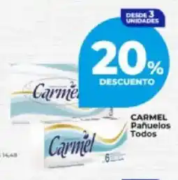 Supermayorista Vital Carmel pañuelos todos oferta