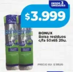Supermayorista Vital Bonux bolsa residuos c/fa oferta