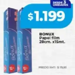Supermayorista Vital Bonux papel film oferta