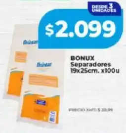 Supermayorista Vital Bonux separadores oferta
