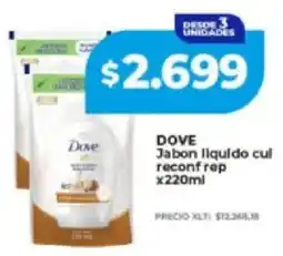 Supermayorista Vital Dove jabon liquido cul reconf rep oferta