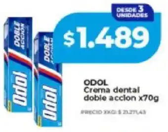 Supermayorista Vital Odol crema dental doble accion oferta