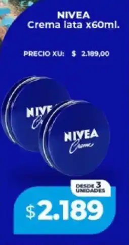 Supermayorista Vital Nivea crame lata oferta