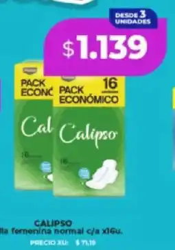 Supermayorista Vital Calipso toalla femenina normal oferta