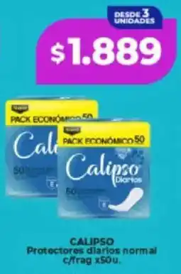 Supermayorista Vital Calipso protectores diarios normal c/frag oferta