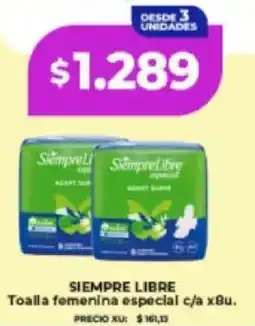 Supermayorista Vital Siempre libre toalla femenina especial oferta